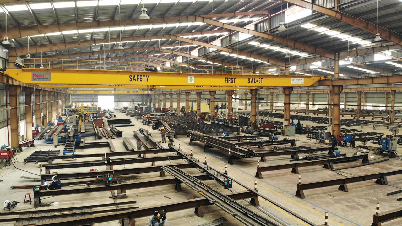 Dịch vụ Thi Công Công Trình Xây Dựng Nhà Máy Kết Cấu Thép