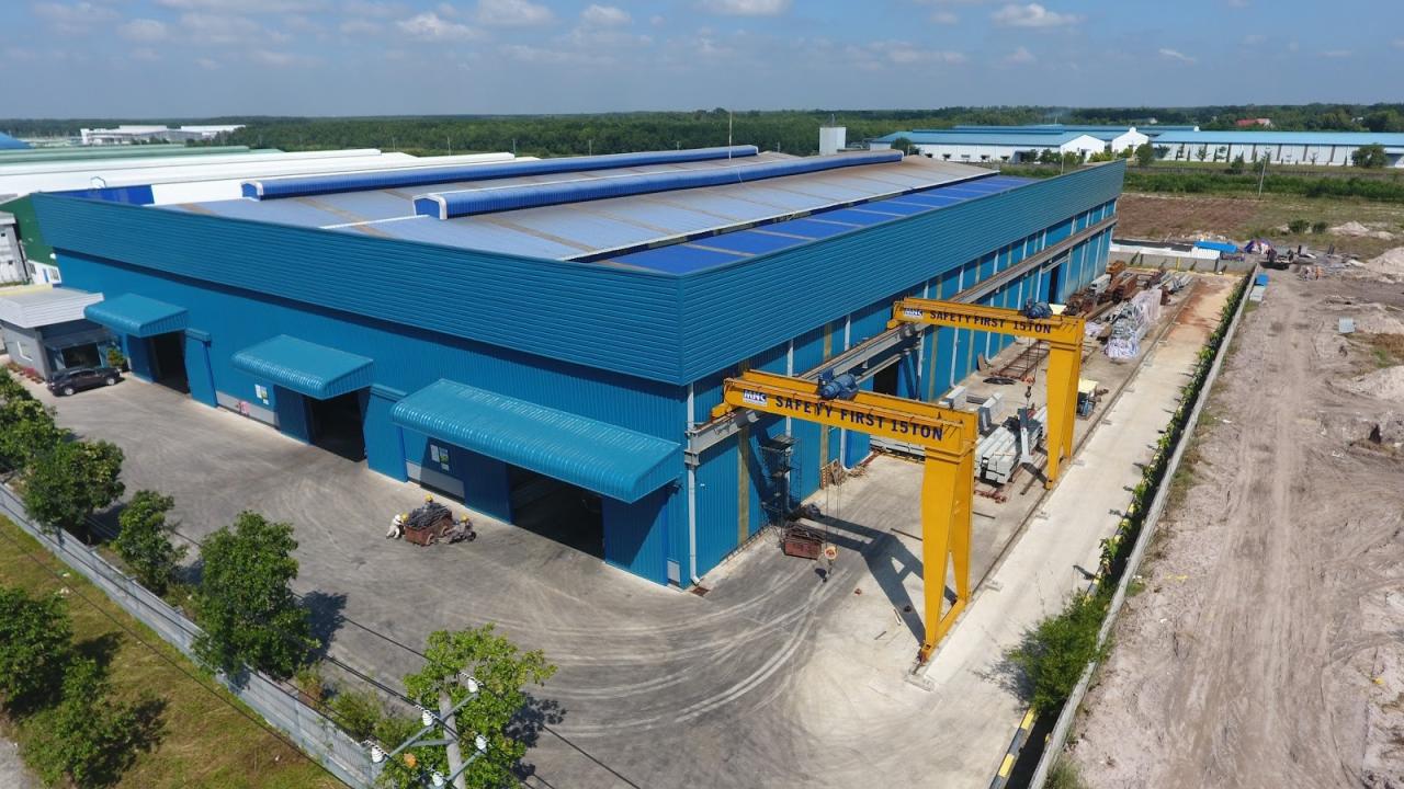 Dịch vụ Thi Công Công Trình Xây Dựng Nhà Máy Kết Cấu Thép