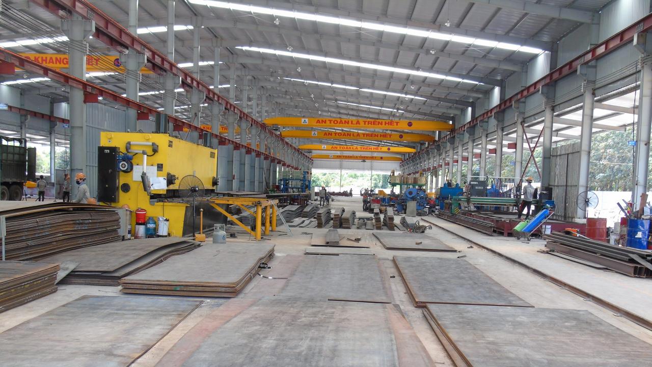 Dịch vụ Thi Công Công Trình Xây Dựng Nhà Máy Kết Cấu Thép